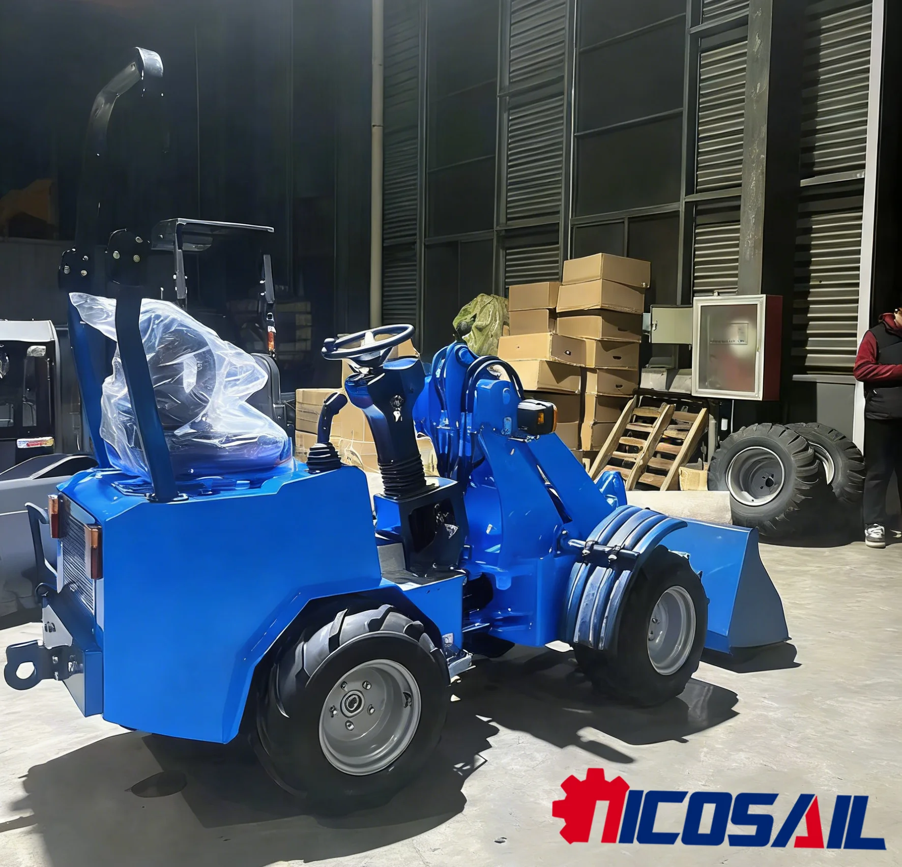 KZL918 Compact Telescopic Loader for Barn Cleaning Feed Transport CE In Stock