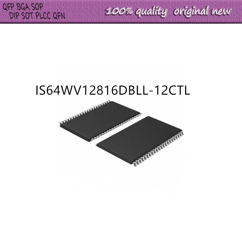 

NEW 2PCS/LOT IS64WV12816 IS64WV12816DBLL IS64WV12816DBLL-12CTLA3 IS64WV12816BLL-15 IS64WV12816DBLL-12CTL TSSOP-44