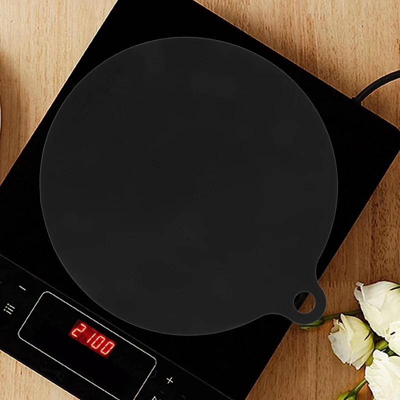 断熱パッド 8 個家庭用シリコーン電磁調理器プロテクターマットラウンドクックトッププロテクターマット