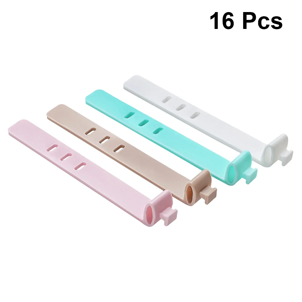 

16Pcs Silicone Cable Winder Earphone Organizer Cord Keeper Colorful Small Portable Cord Fixer Travel School Wire Holder