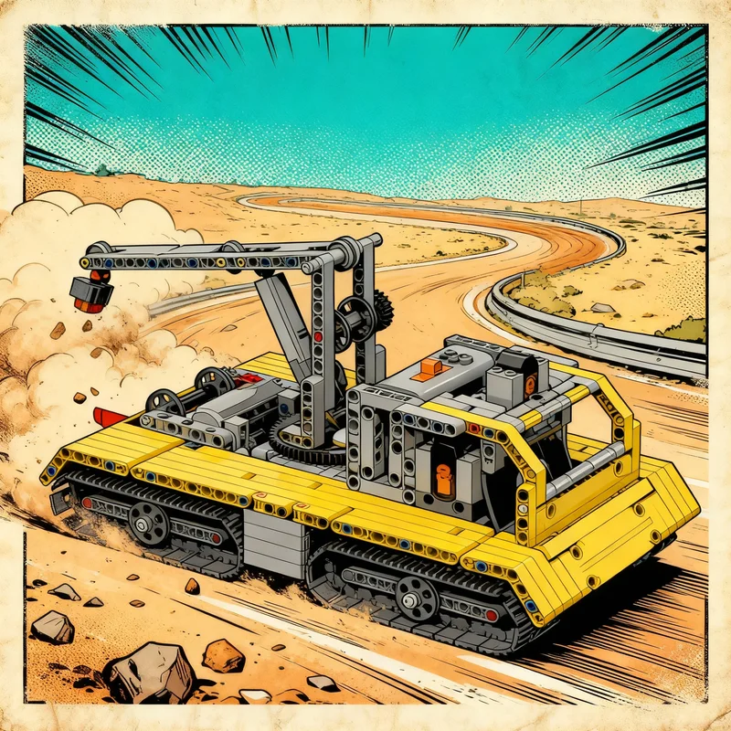 658pcs MOC Multi Terrrain Use Vehicle Technical Model Building Blocks Construction Christmas Gifts Toy Idea Education Brick