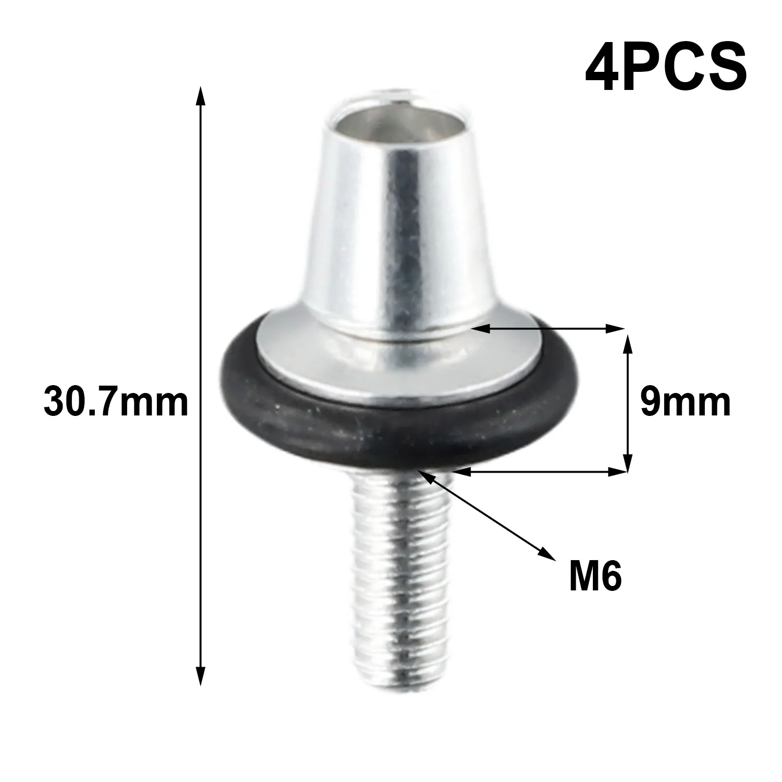 Vブレーキキャリパー調整ネジ,アルミニウム合金,m6,耐湿性,4.4g,防錆,マウンテンバイクに適しています,新品