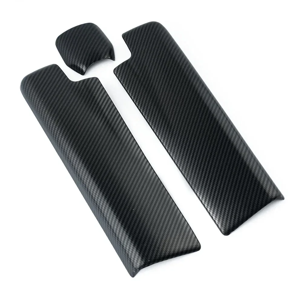 1x Carbon Fiber Center Armrest Box Cover Car Accessories For Mercedes-Benz E Class W212 2010 2011 2012 2013 2014 2015