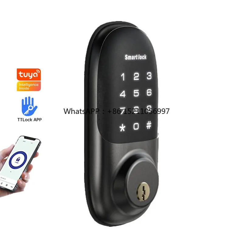 APP Electric Bolt Digital smart deadbolt lock Security Fingerprint Auto Deadbolt Lock