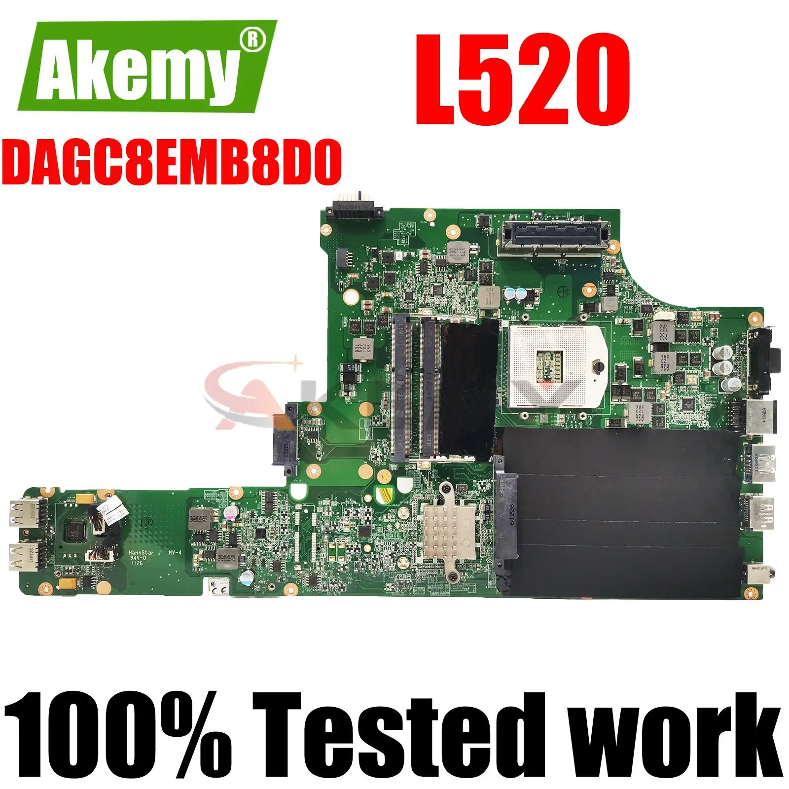 

63Y1807 63Y1805 04W0386 DAGC8EMB8D0 MAIN BOARD For Lenovo ThinkPad L520 Laptop Motherboard DDR3 UMA MB