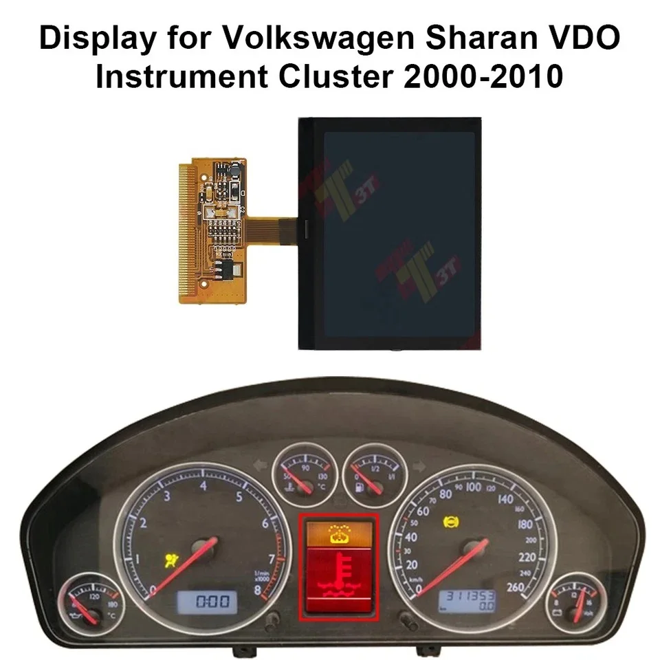 � VDO-Display für Volkswagen Passat B5.5 / Golf IV / Seat Alhambra / Sharan Kombiinstrument – Detail 6