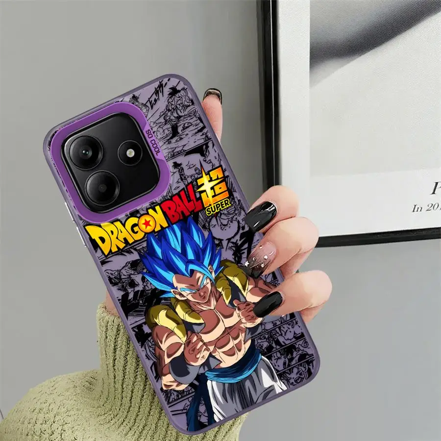 حافظة لهاتف شاومي ريدمي نوت 12s 14 Pro Plus 13 12 11 9s 10Lite 10s 11s غطاء هاتف خلفي من أنيمي D-ra-gon Ball Vegeta Go-ku #4