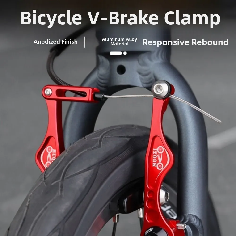 アルミ合金バイクブレーキセットショート-ロング超軽量ケーブルとレバーキット実用的なvブレーキキャリパーセット折りたたみ自転車