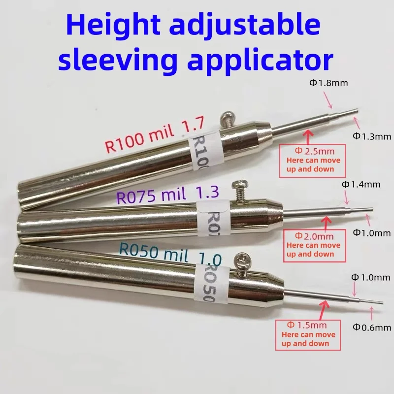 1PCS Good Quality Adjustable Sleeve Punching Tool 50 MIL/75 MIL/100 MIL for Installing Needle Sleeves And Can Fix The Height.