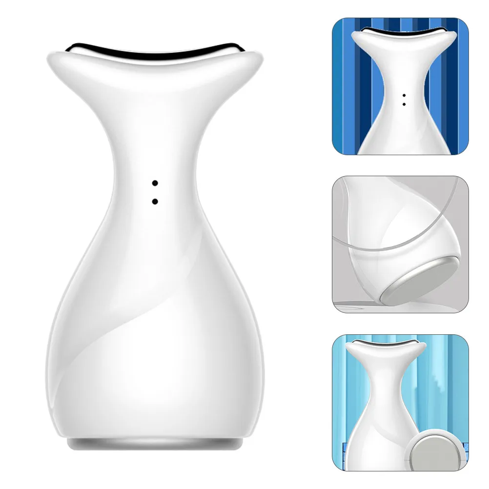 White Handheld Cold Hammer Face Massager, Cold Compress Beauty Device for Skin Repair & Firming Therapy, Home Salon Ice Hammer