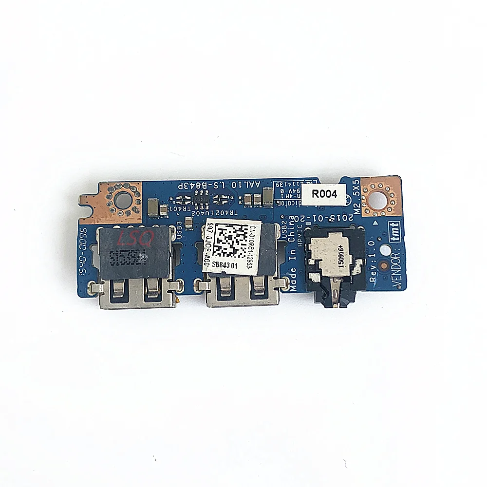 LS-B843P FOR DELL Inspiron 15 5000 series 5558 5758 Audio Jack Board 100% Test OK