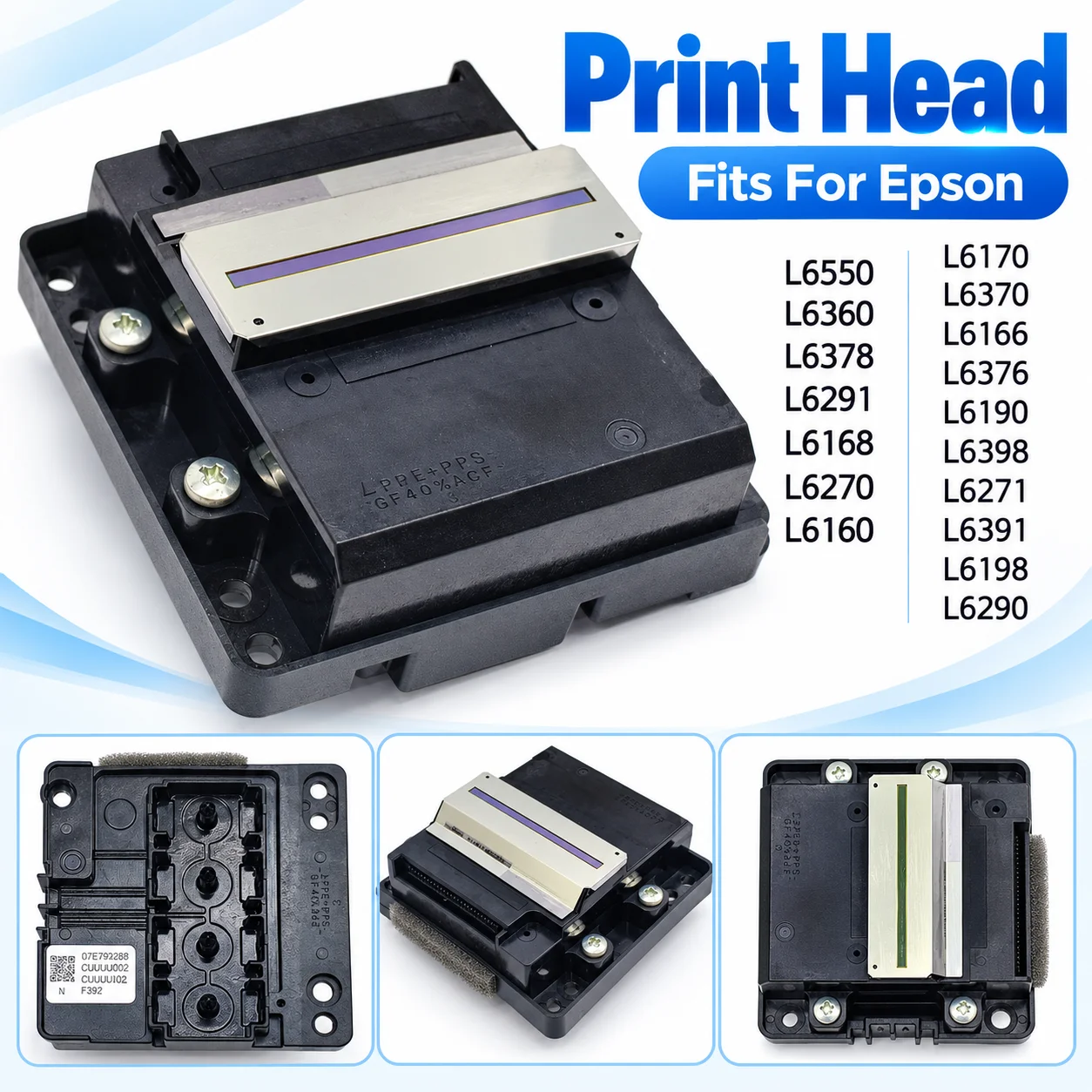 L6160 Print Head Fits For Epson L6550 L6360 L6378 L6291 L6168 L6270 L6170 L6370 L6166 L6376 L6190 L6398 L6271 L6391 L6198 L6290