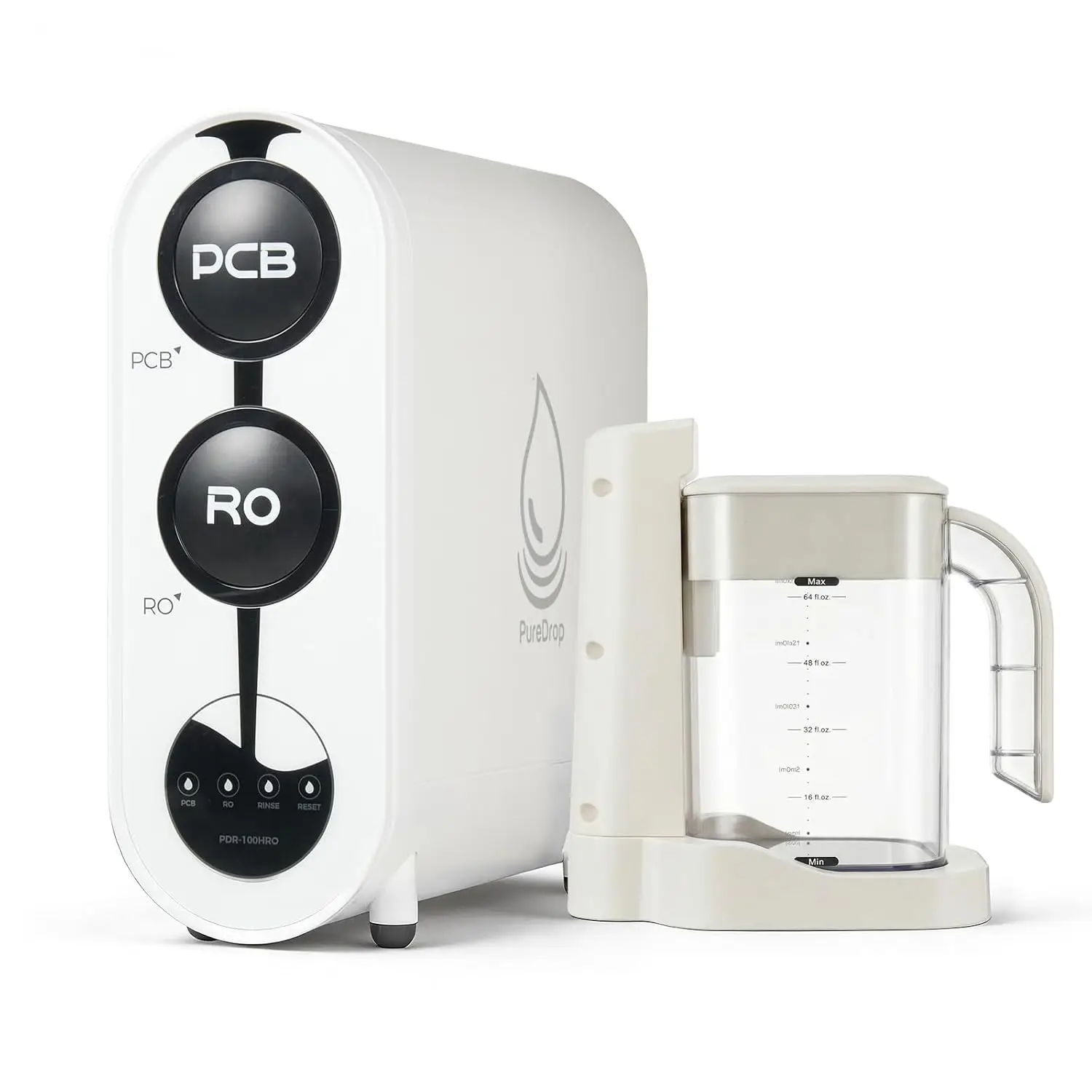 Tankless Under Sink RO System Auto Fill Pitcher Standard Cabinets 21 Pure To Drain LED Filter Life Indicator PP Carbon RO Filtra
