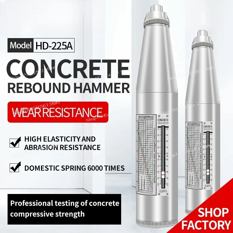 ZC3-A Concrete Rebound Hammer Schmidt Hammer Concrete Compressive Strength Tester for Construction Strength Inspection