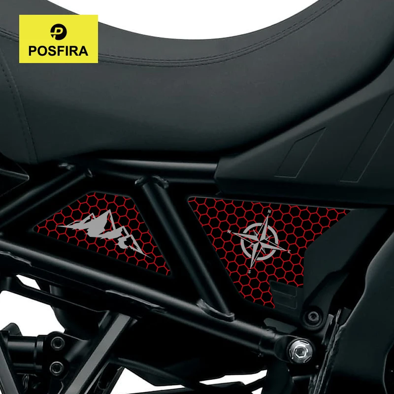 

Виниловые наклейки POSFIRA на заднюю панель мотоцикла для Suzuki V-Strom 800DE 2023-2026, аксессуары