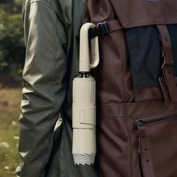 Portable Fully Automatic Umbrella With Ring Buckle Foldable Quick Storage Dual-purpose Sun Protection and Ultraviolet Protectio