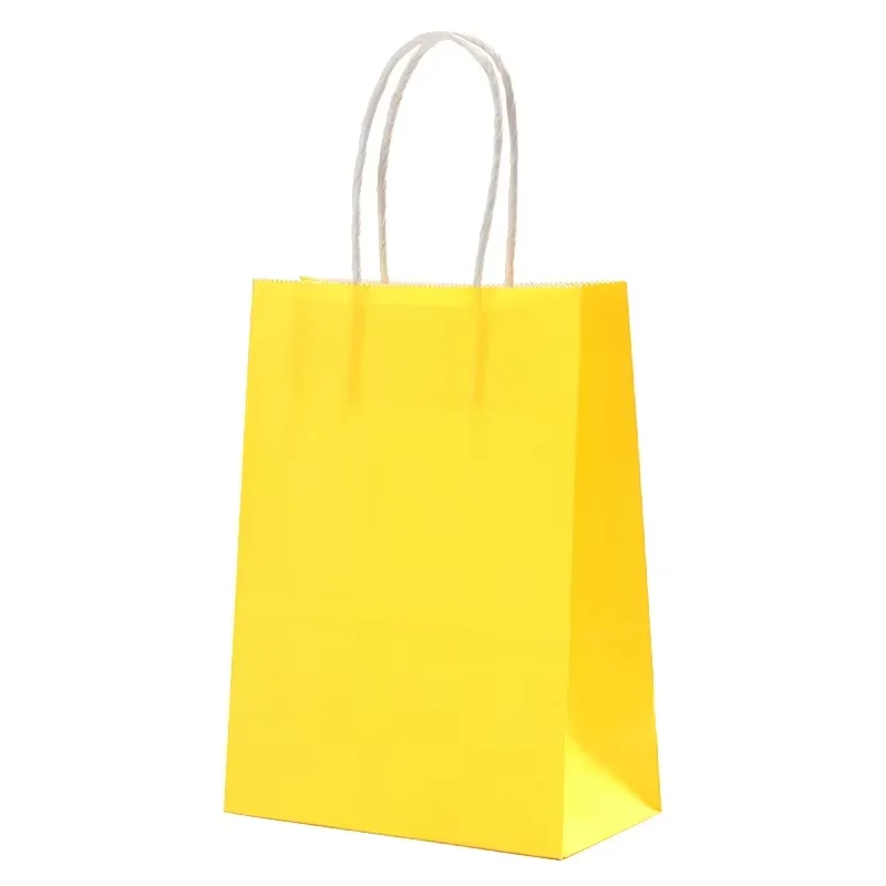 10/30 stücke Urlaub Geburtstag Hochzeit Party Geschenk Taschen Kraft Papier Geschenk Taschen Bunte Papier Taschen Einkaufstaschen Süßigkeiten Taschen geschenk – Detail 12
