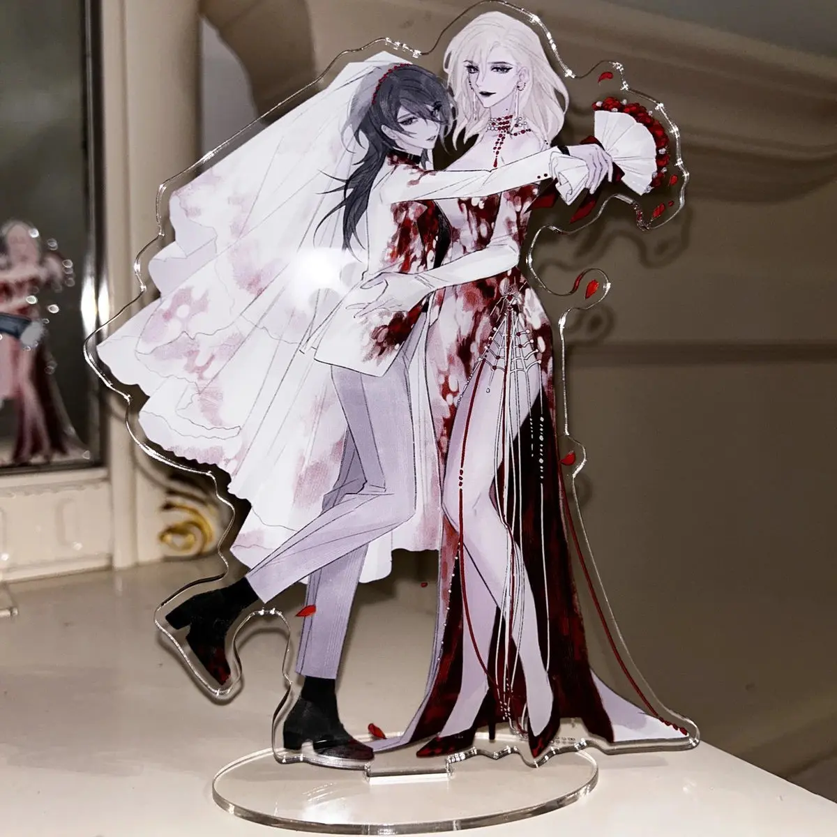 

Path to Nowhere Langley Anime Cosplay Acrylic Stand Model Plate Desk Decor Standing Sign Desktop Accessories ornament Gifts