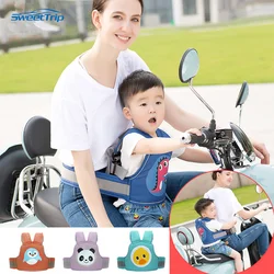 Cute Children's Motorcycle Seat Belts Motorcycle Accessories Riding Straps Safety Belt Child Bicycle Adjustable Protection Belt