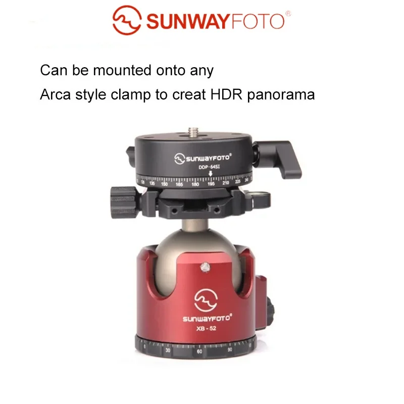 SUNWAYFOTO Indexing Rotator for Panoramic Head Perfect for Benro, Sirui, Manfrotto, Gitzo Tripod