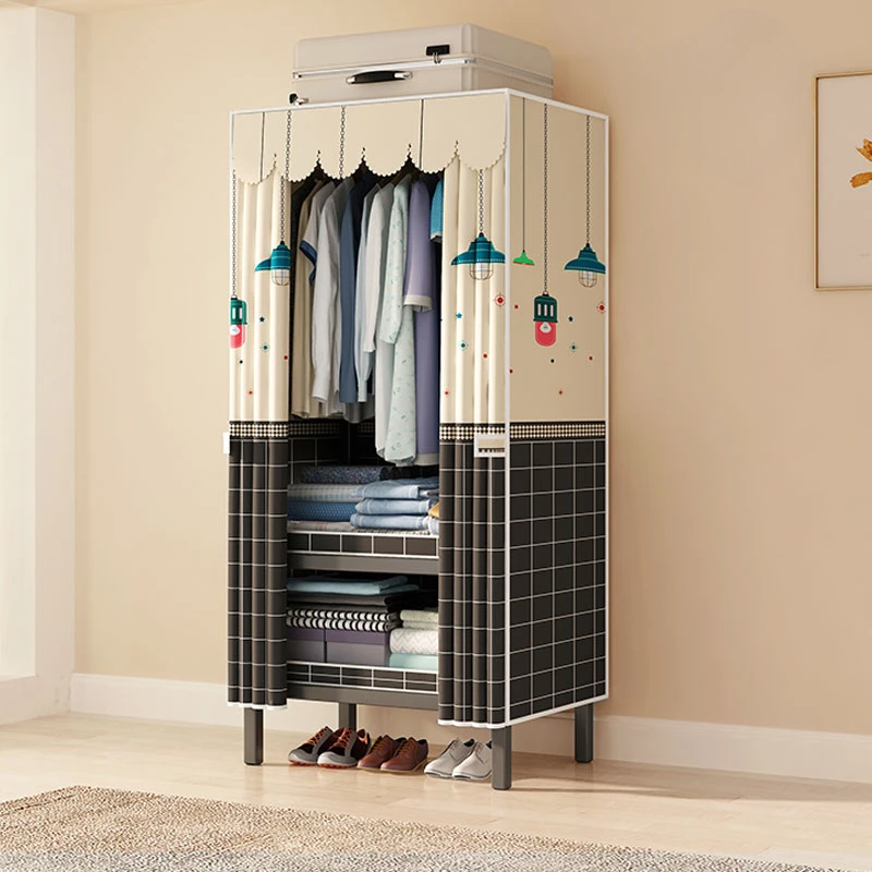 Detachable Foldable Bedroom Wardrobe Full Size Storage Cabinets Hotel Wardrobe Closet Systems Ropero Armable Home Furniture