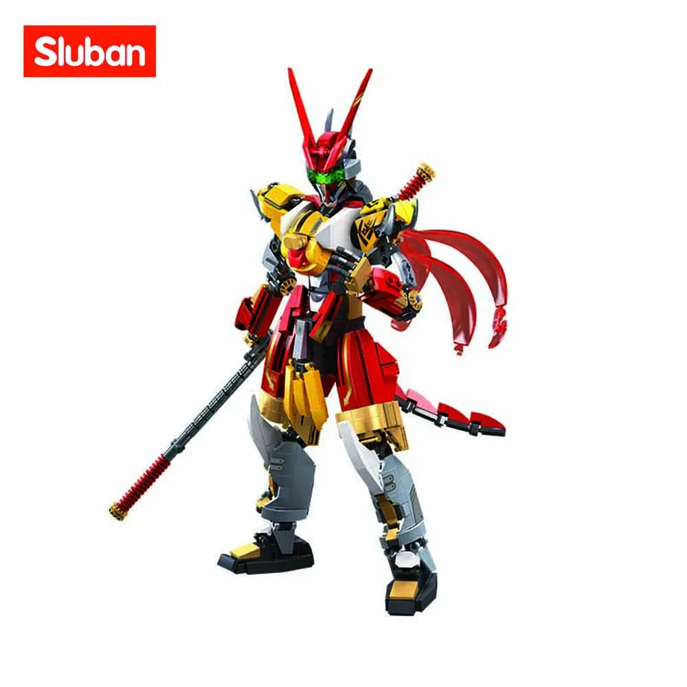 Sluban Building Block Toys Robot B1180 Cyber Wukong 755PCS Bricks Original Mechanical Armor Compatbile With Leading Brands