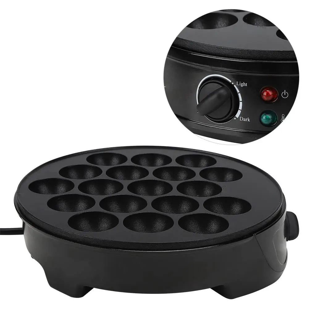 Mini Takoyaki Maker Electric Ball Pan 220-240V - Household Breakfast Baking Machine