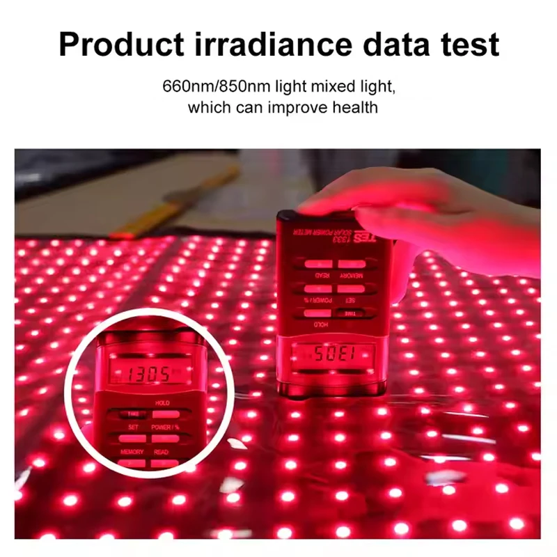 LED Red Light Therapy Leg Back Yoga Pads Blanket Whole Body health Relaxation Led Infrared Red Led Light Therapy Mat Beauty Spa
