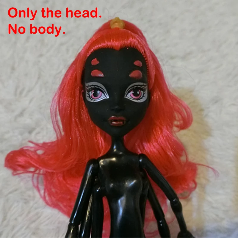 Suitable For 27cm BJD Girls Princess Doll Spider Monsters Only The Doll's Head Children's Play House Dress Up Accessories Toys