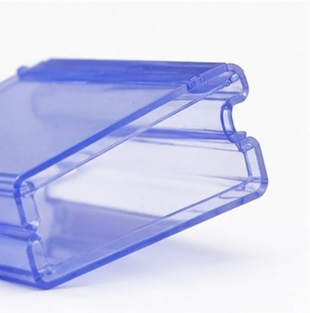 20Pcs 4.5x6cm Transparent Price Tags Heavy-Duty Plastic Clip Style Label Tags Ideal for Supermarket Retail Shop Store Display
