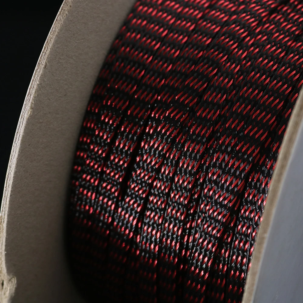 

YIVO XSSH Enameled Copper Braided Sleeve EMI Shielding Anti-interference Flexible Audio Cable Protective Mesh Sleeve For Hifi P