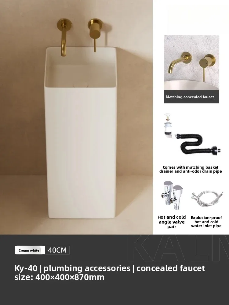 YY- column basin, countertop, integrated floor-to-ceiling washbasin, bathroom, washbasin, balcony, outdoor