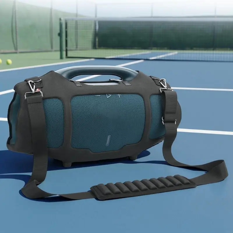 Perfect Fit Eva Cover for Boombox 4 Speaker Storage Shoulder Bag with Quick Release Design and Secure Protections with H8WD