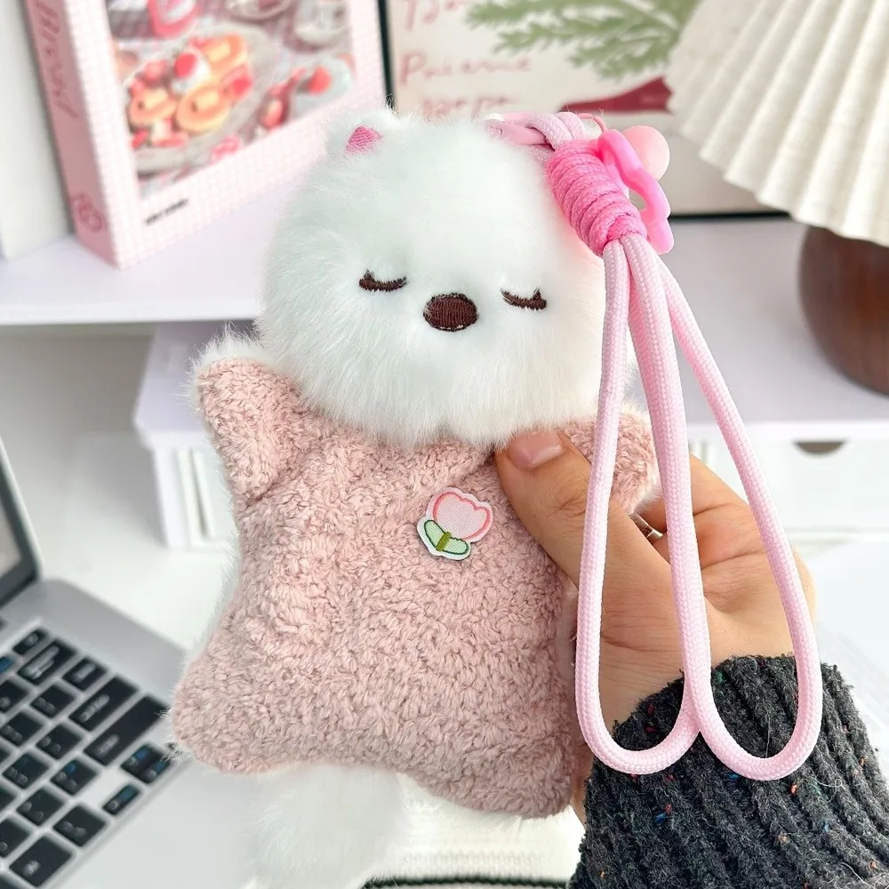 Soft Fabric Beanbag Palm-Sized Body Beanbag Filling Animal Lightweight Build Cute Animal Design Hanging Desk Decor