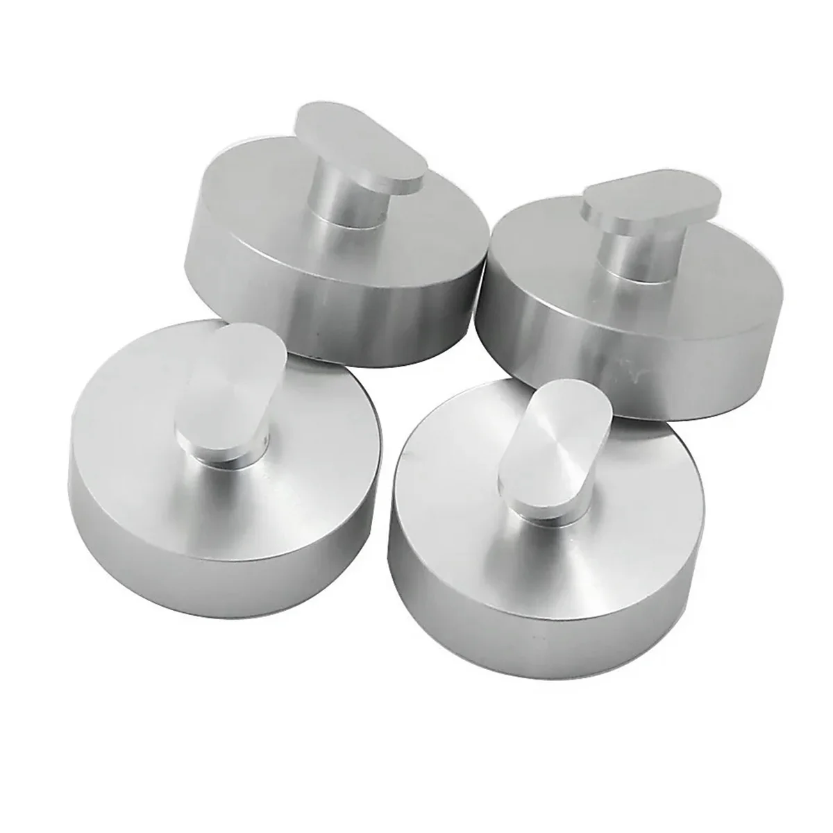 Auto 4 Pack Silver Billet Aluminum Jack Pad Jack for Corvette C5 C6 Z06 Corvette Parts