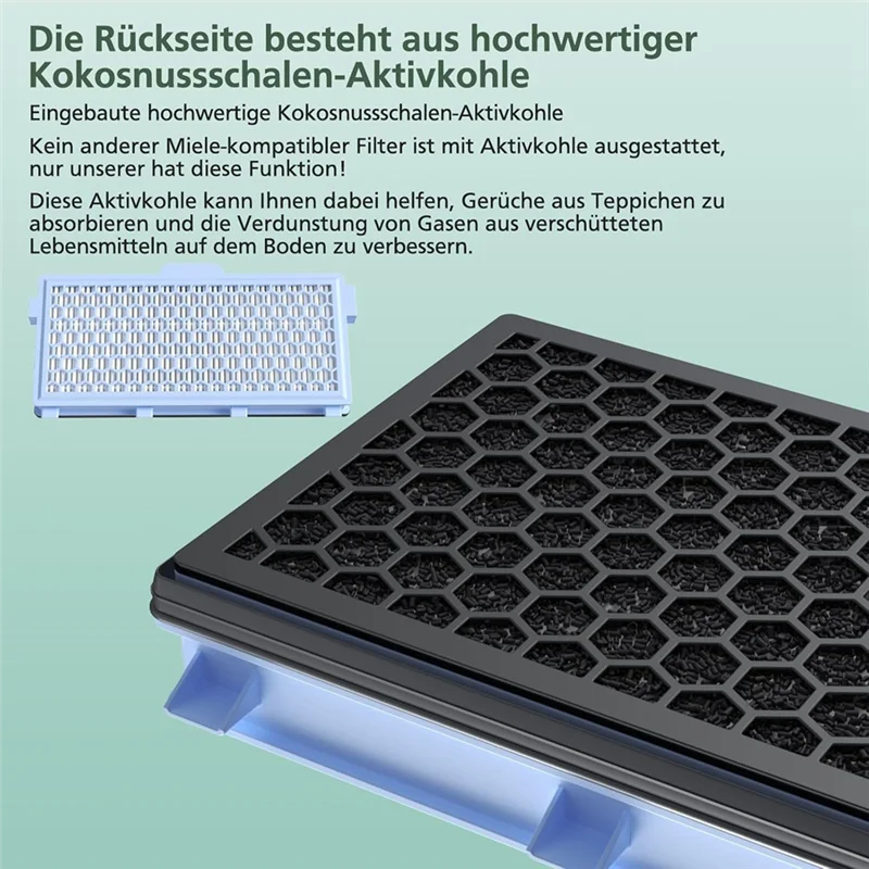 ABZA-Filtri per aspirapolvere Compact C1 e C2, complete C2 e C3, S8340 Filtri di protezione del motore e filtri di scarico