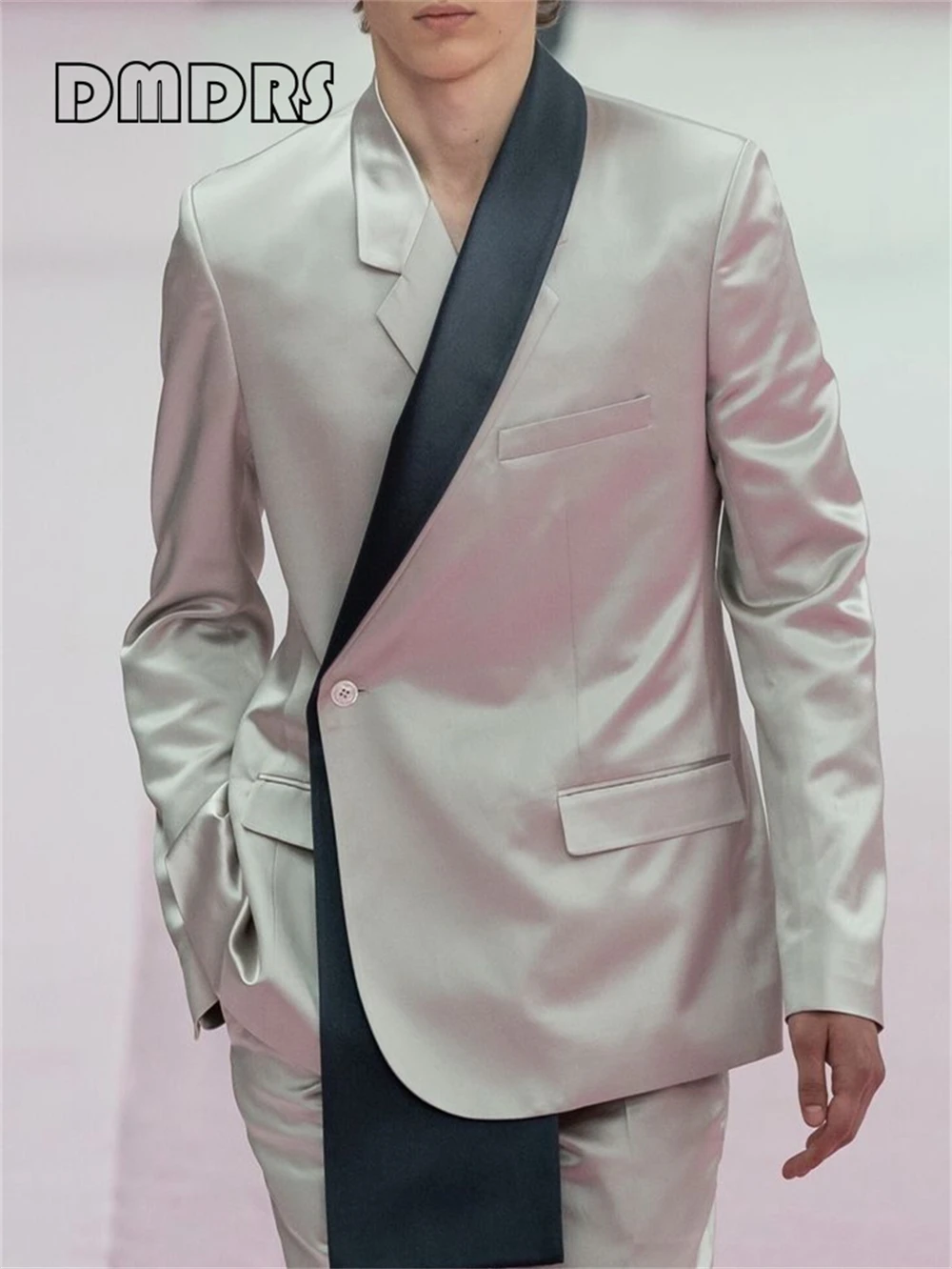 

Pageant Formal Suit Set for Men, 2 Pieces Modern Designer Dinner Jacket Pants, Tailored Size Customized Colors Party Suits