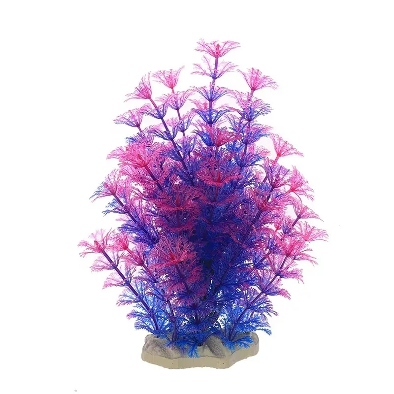 10pcs Artificial Aquatic Plants Fish Tank Aquarium Accessories Simulation Seaweed Plants Landscaping for Aquarium Decor