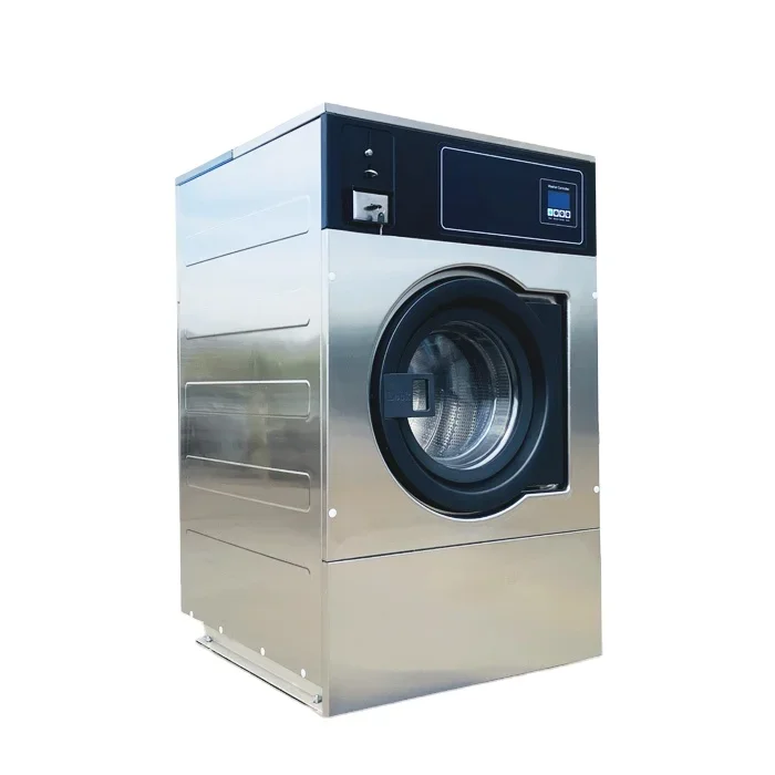 Full Automatic front loading commercial coin operated Stack Laundry Washer and Dryer Machine Laundry Equipment