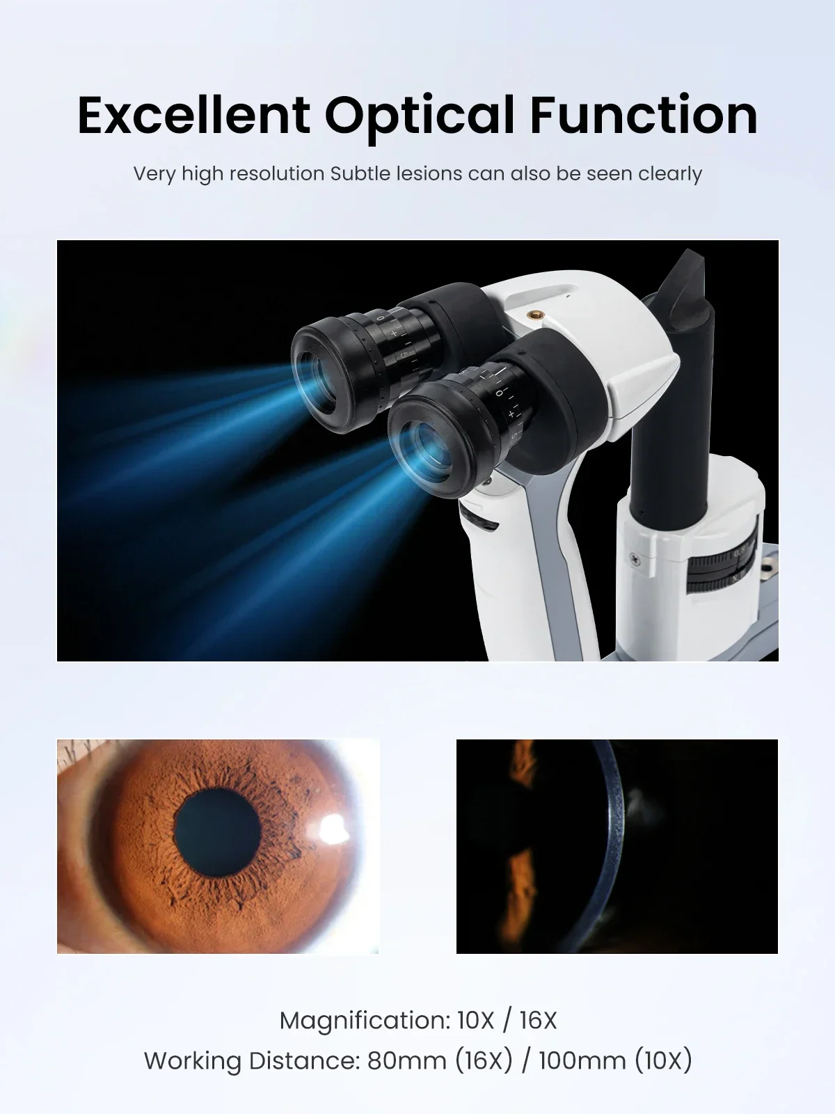 Aist Human and Vet Pet Veterinary Animal Hospital Ophthalmic Eye Check Portable Slit Lamp Microscope Ophthalmology Handheld