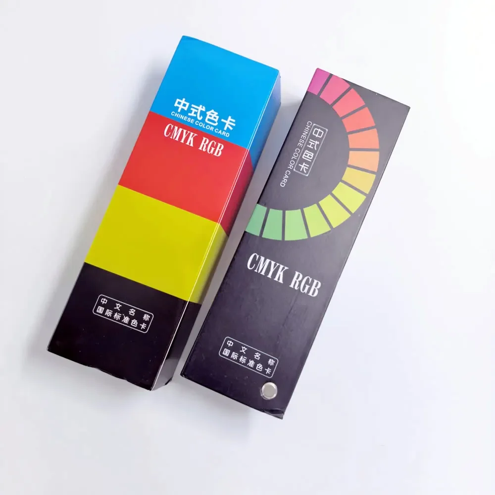 Chinese Traditional Color Card - Hardcover Universal Standard Swatch Book with CMYK/RGB & Color Names