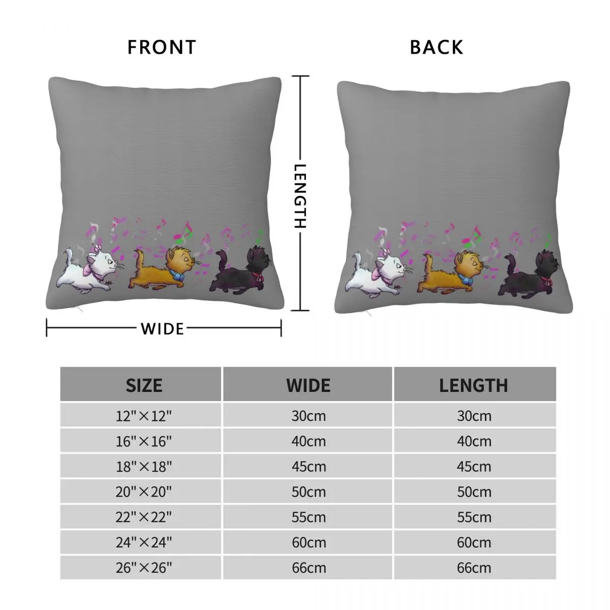 Prodigy Math Kitten Trio Square Pillowcase Polyester Linen Velvet Creative Zip Decor Pillow Case Bed Cushion Cover