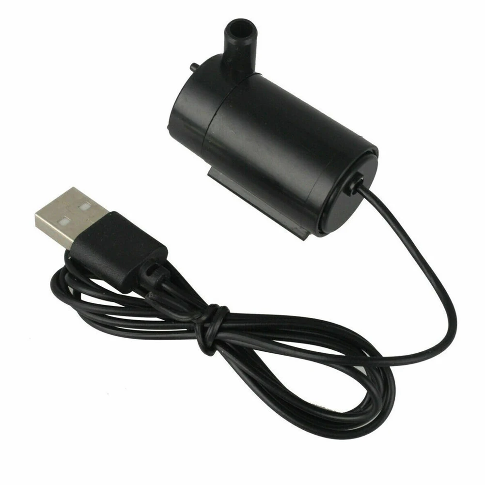 2x For Mini Aquarium USB Submersible Water Pump for Fountain and Fish Tank Pump with Energy Saving and Low Noise Operation