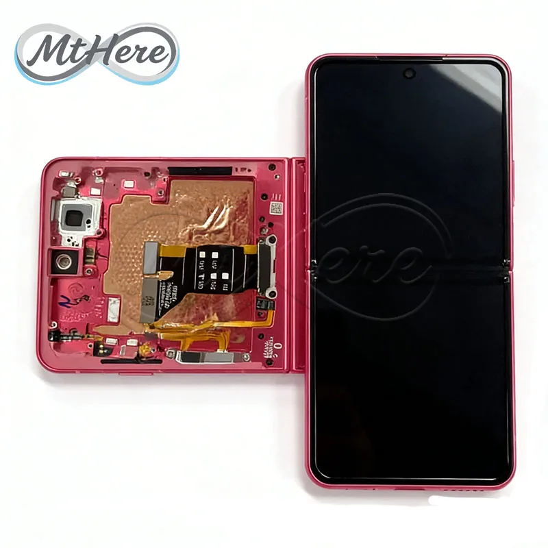 

100% Original For Samsung Z Flip 7 F766B F766B/DS F766U LCD Display With Frame Touch Screen Digitizer Assembly Zflip7 LCD