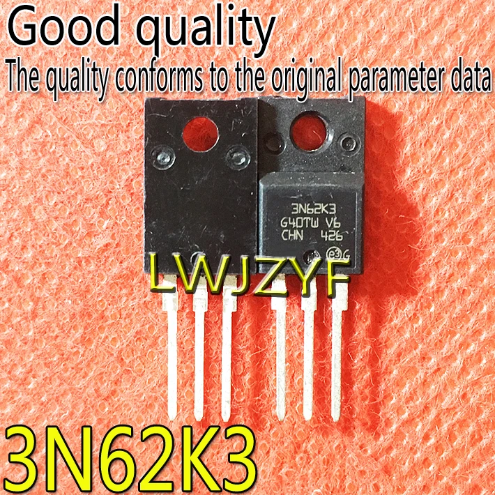 (1Pieces) New 3N62K3 STF3N62K3 TO-220F  620V 2.7A MOSFET Fast shipping