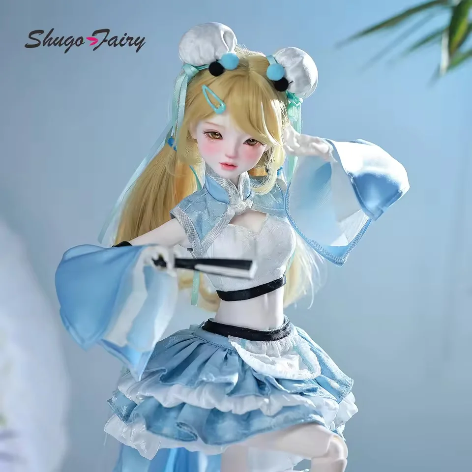 Liano E أنيمي Bjd دمية 1/4 مجموعة كاملة Guo Feng Y2K فتاة صينية جميلة Powerpuff أنثى Shugafairy الكرة صوتها الدمى #4
