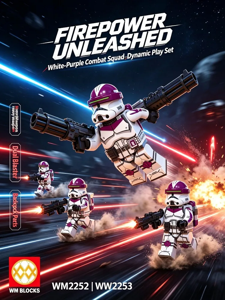 Star Wars Klonkrieger Actionfigur, Nova Corps Baustein-Set, Hochwertiges Bewegliches Sammlermodell Spielzeug Geschenk für Fans