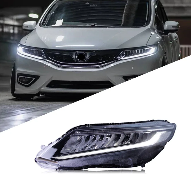 Suitable for Honda 13-19 Jade headlight assembly modified with high-end full LED light source daytime running light turn signal