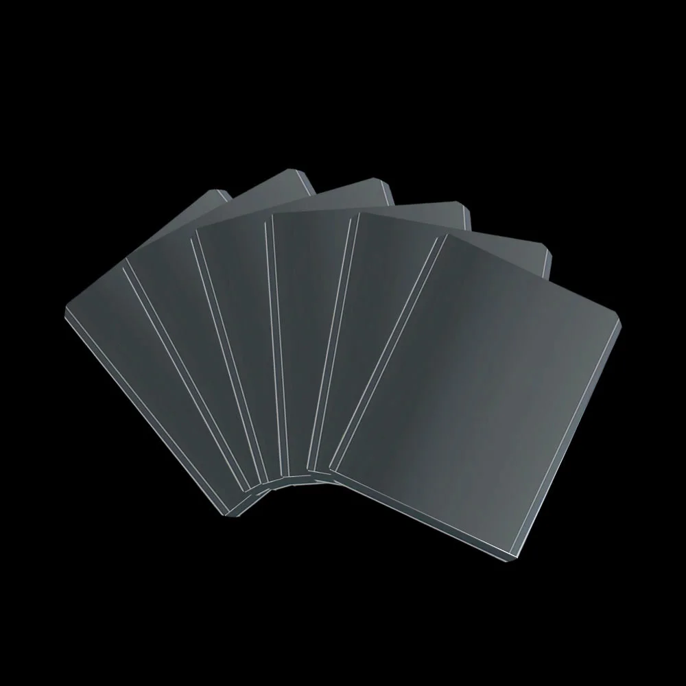 25 قطعة/صندوق 35Pt محمل علوي مجموعة حامل حماية بطاقة الأعمال 3X4 بوصة لحامل البطاقة الصلبة الهزلية الشفافة #6