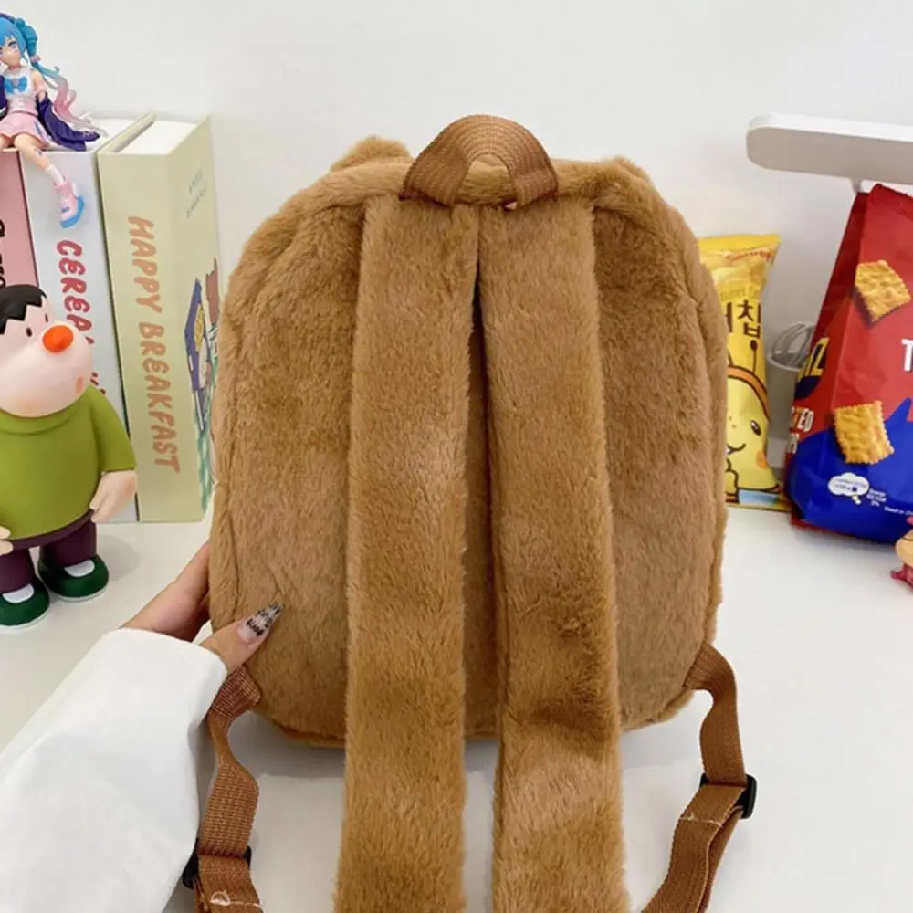 ความจุขนาดใหญ่ Capybara Plush กระเป๋าเป้สะพายหลังขนาดใหญ่ความจุตุ๊กตา Capybara Crossbody กระเป๋าสัตว์การ์ตูนน่ารัก Capybara Plush กระเป๋า